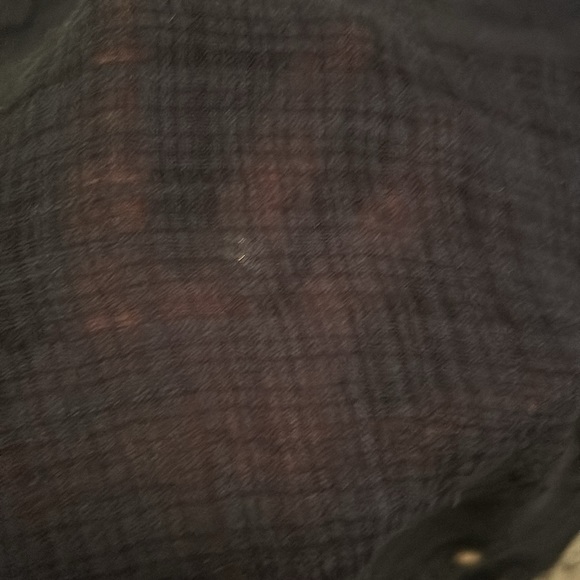 Free People Black Gauze Oversized Button Down - Picture 12 of 12